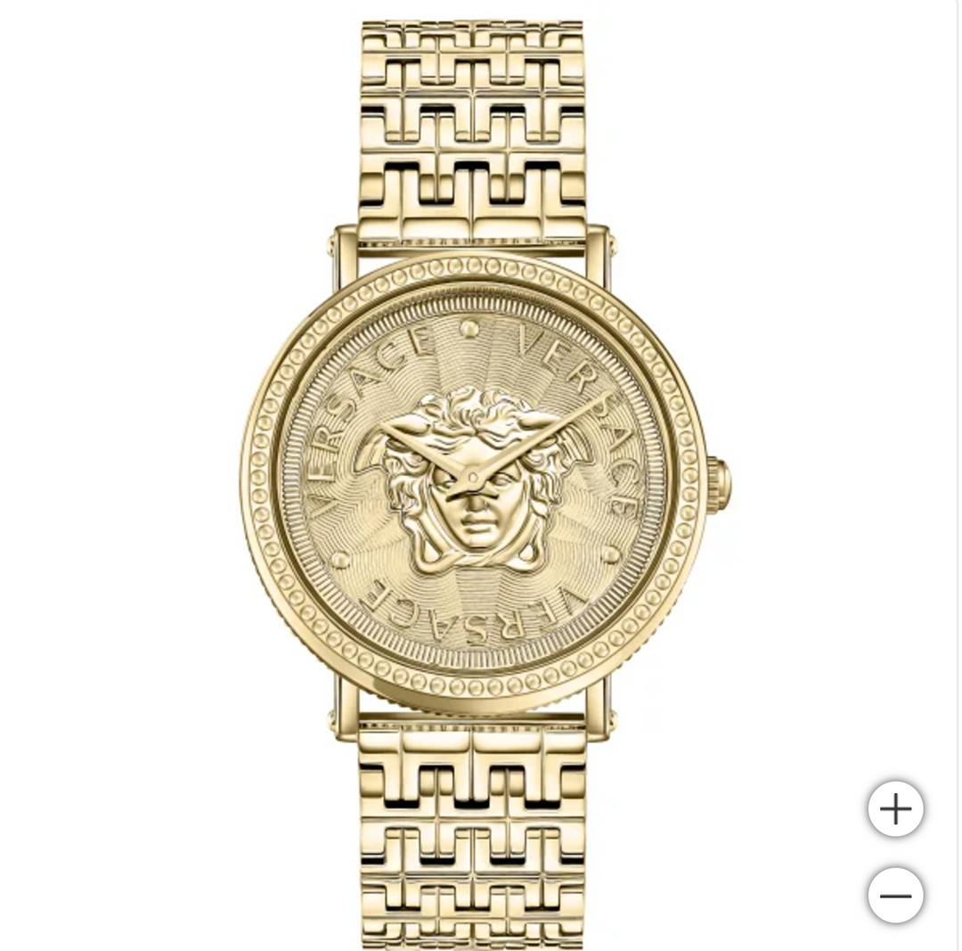 Versace V-Dollar Gold Tone